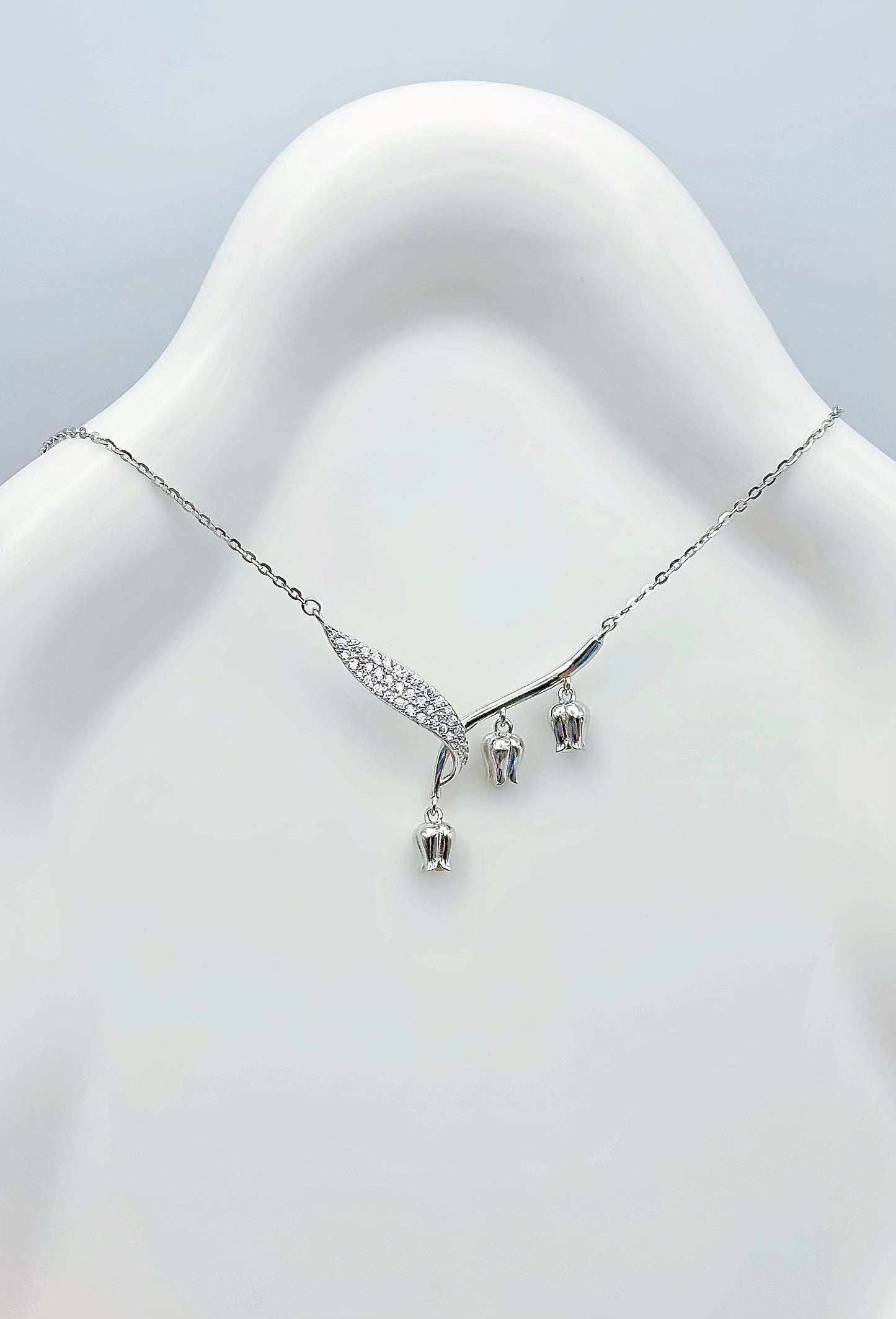 Lily Elegance 925 Silber Halskette